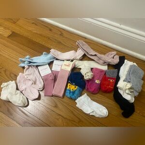 Lots of girls socks! La coqueta and bombas, short and tall